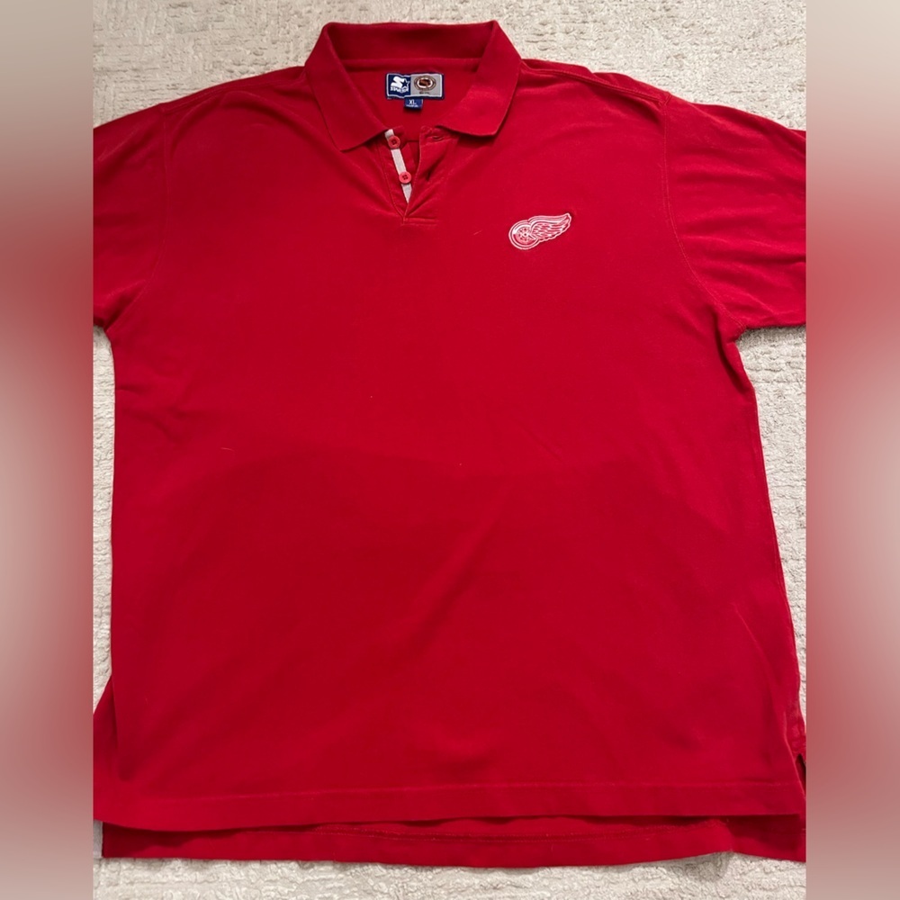 Vintage Starter Detroit Red Wings Polo